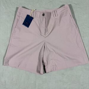 Brooks Brothers 346 Cotton Stretch Chino Shorts Classic Fit Beige Preppy